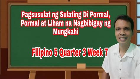 sample lesson plan in filipino on nakasusulat ng sulating pormal